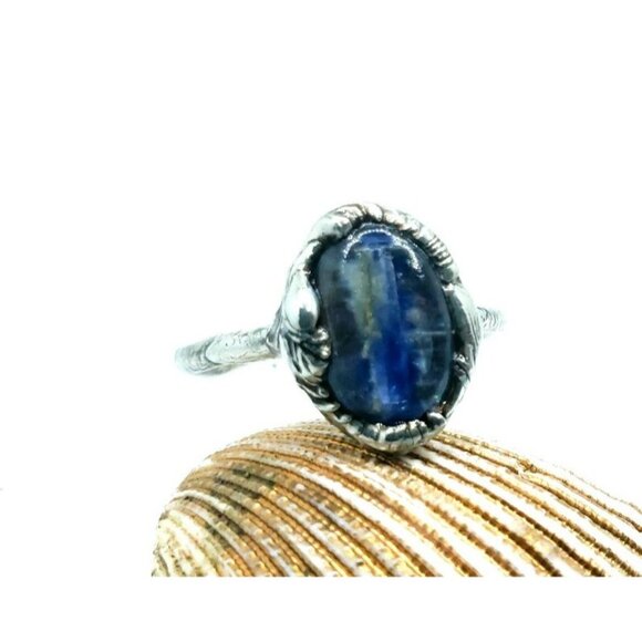 Kyanite crystal ring Size 7 - Picture 7 of 11